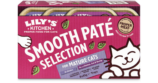 Lily's Kitchen Pate for Mature Cats Multipack Wet Cat Food 8X85G