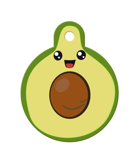 Hillman ID Tag - Circle Large Avocado