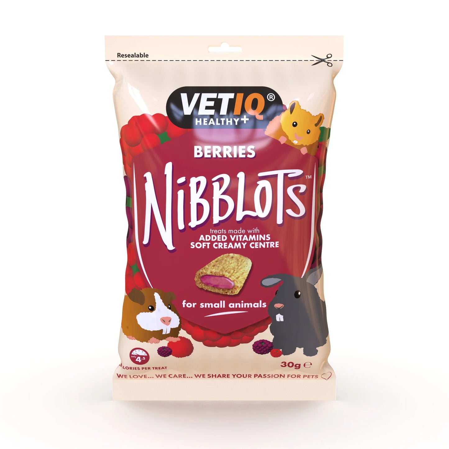 Nibblots for Small Animals Berries - 30g