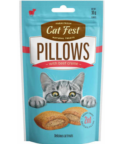 Cat Fest Pillows With Cream - 30g (Near Expiry)