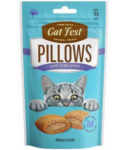 Cat Fest Pillows With Cream - 30g (Near Expiry)