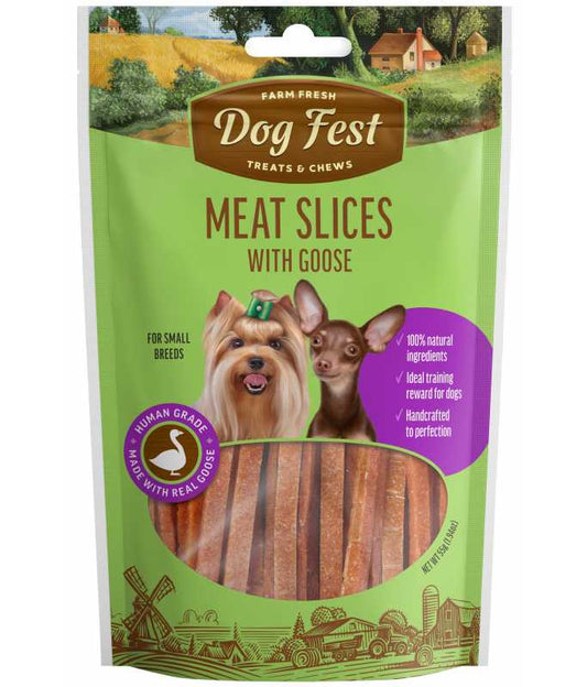 Dog Fest Slices With Goose For Small Breeds - 55g