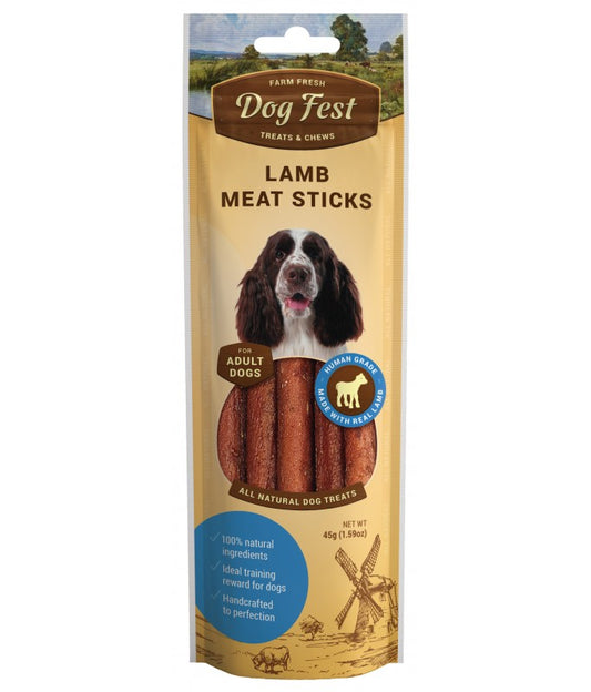 Dog Fest Lamb Meat Sticks For Adult Dogs - 45g