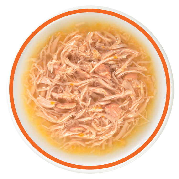 Catit Divine Shreds, Chicken with Salmon & Pumpkin - 75g (Box of 18) (Near Expiry)