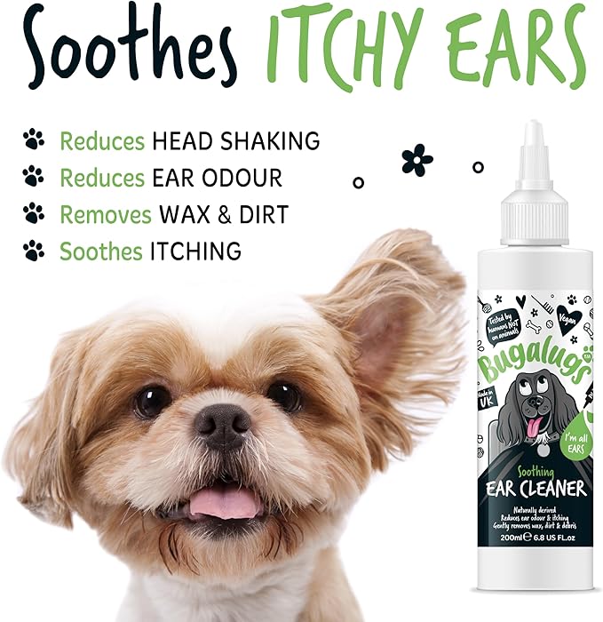 Bugalugs Soothing Ear Cleaner for Dogs - 200ML