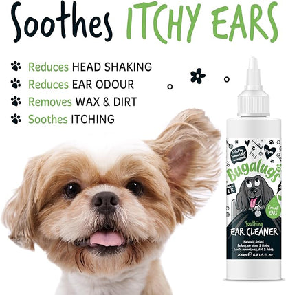 Bugalugs Soothing Ear Cleaner for Dogs - 200ML