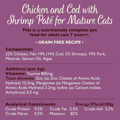 Lily's Kitchen Pate for Mature Cats Multipack Wet Cat Food 8X85G