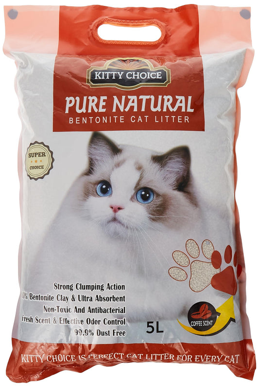 Kitty Choice Pure Natural Bentonite Cat Litter - 5kg