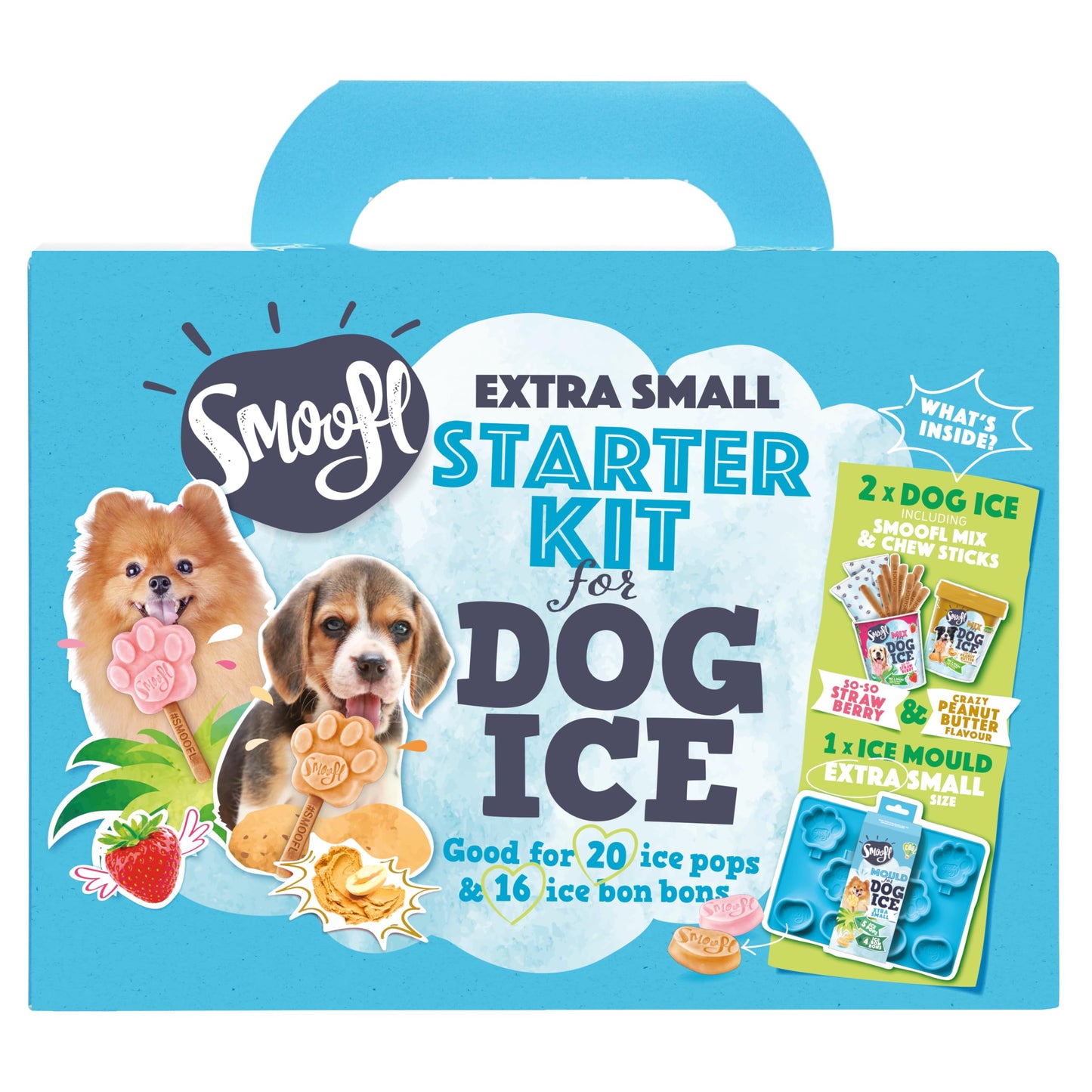 Smoofl Extra Small Starter Kit for Dog Ice Treats - 210G