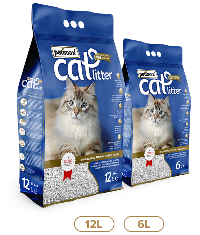 Patimax Premium Ultra Clumping Cat Litter - Soap Fragnance 6kg