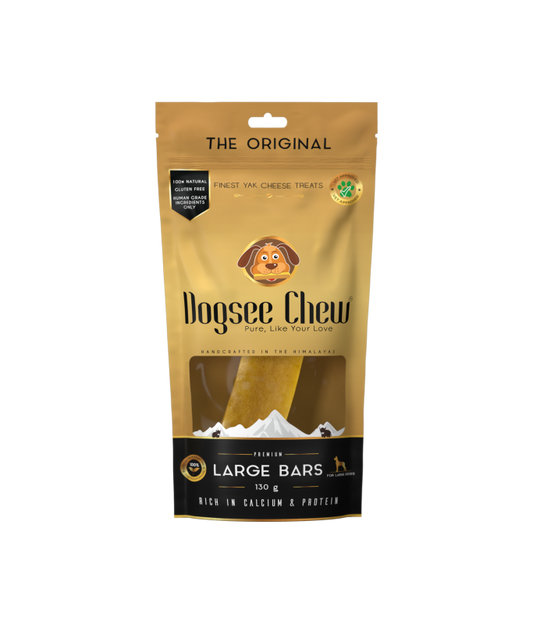 Dogsee Large Bars: Long-Lasting Dental Chews for Large Dogs -130g