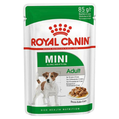 Royal Canin Size Health Nutrition Mini Adult - 12 Wet Food Pouches