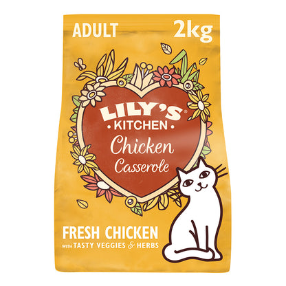Lily's Kitchen Chicken Casserole Dry Cat Food -2kg