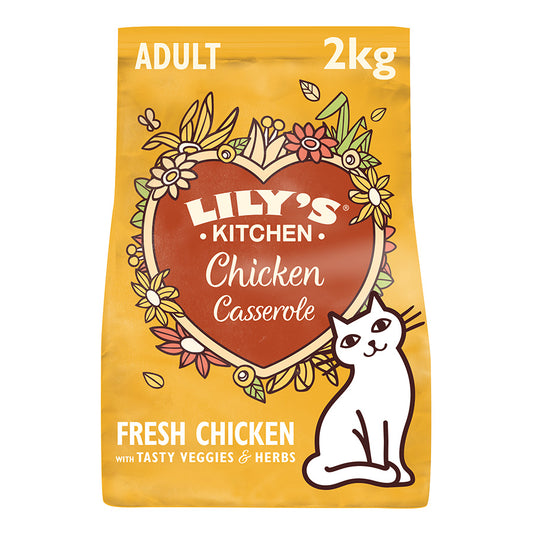 Lily's Kitchen Chicken Casserole Dry Cat Food -2kg