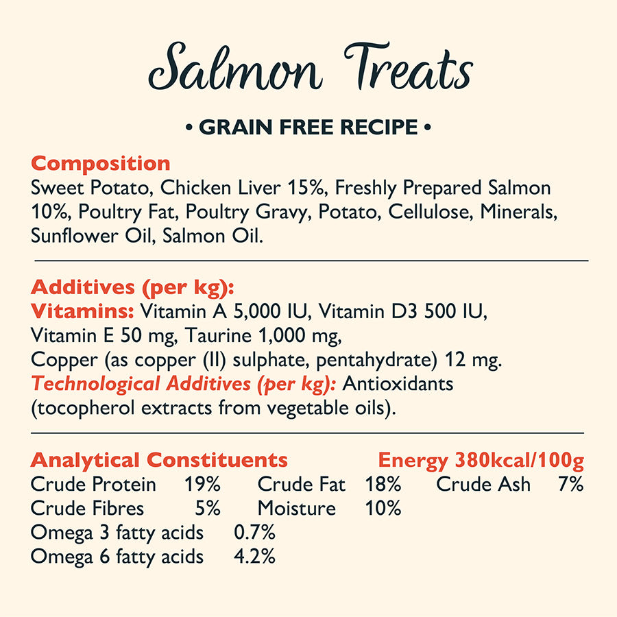 Lily's Kitchen Salmon Pillow Cat Treats 60G
