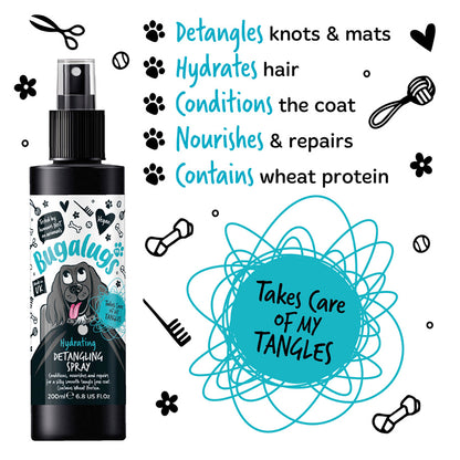 Bugalugs Hydrating Dog Detangling Spray - 200ML