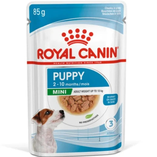 Royal Canin Size Health Nutrition Mini Puppy - 12 Wet Food Pouches