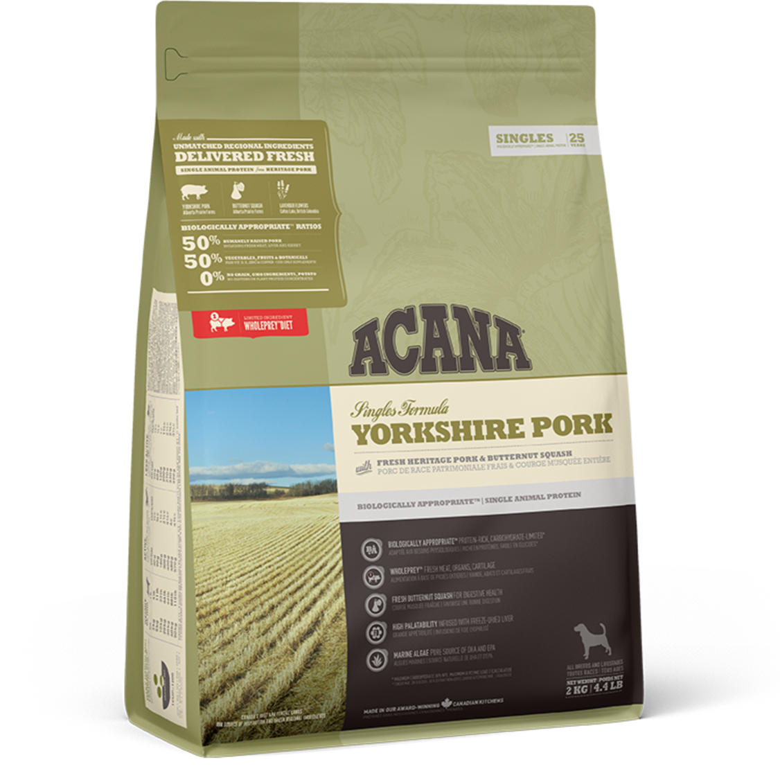 Acana Yorkshire Pork Dog Food - 2kg