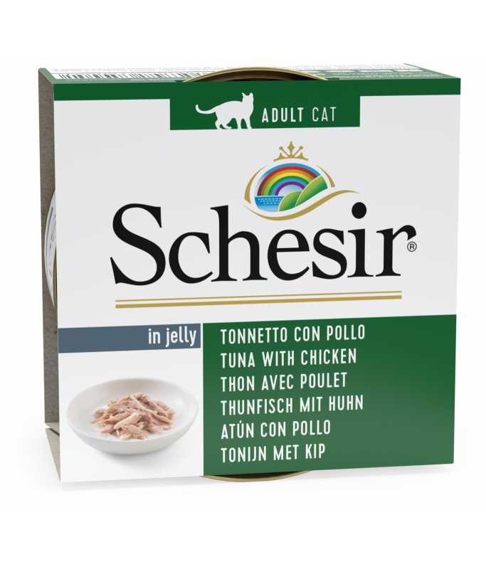 Schesir Cat Wet Food-Tuna With Chicken Fillets - 85g