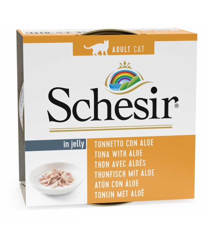 Schesir Cat Wet Food-Tuna With Aloe  - 85g