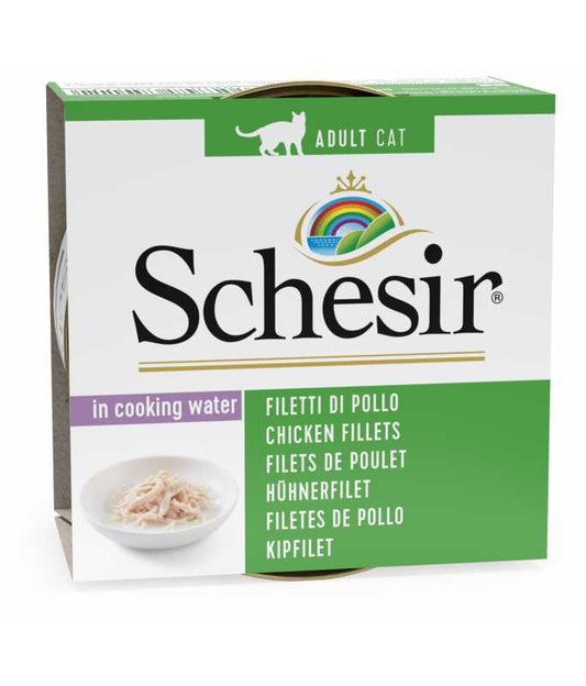 Schesir Cat Wet Food - Chicken Fillets Natural Style (14x85g)