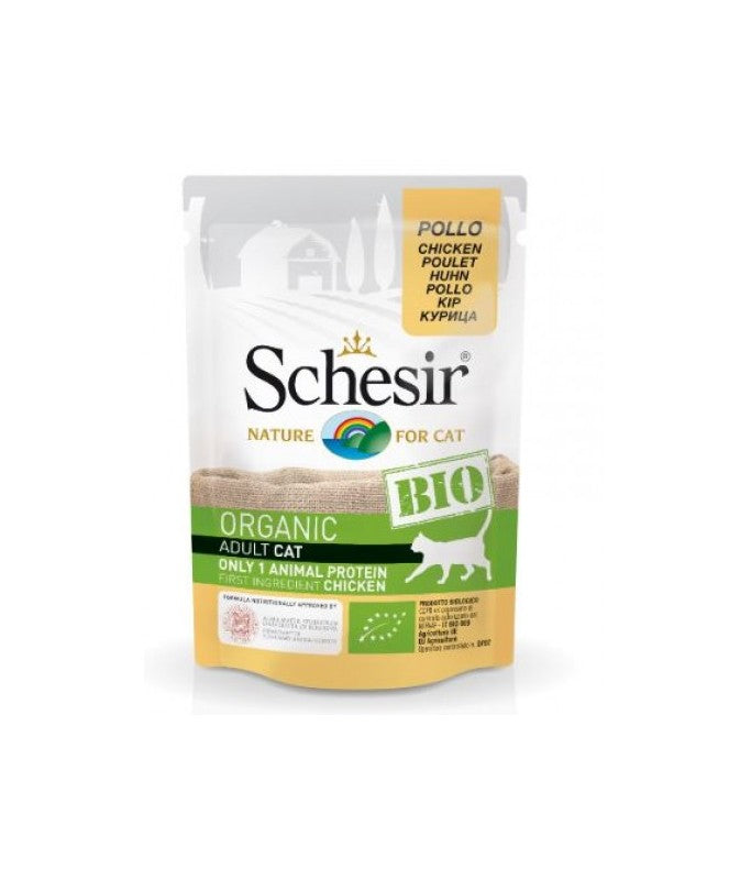Schesir Bio For Cats -(16x85g)