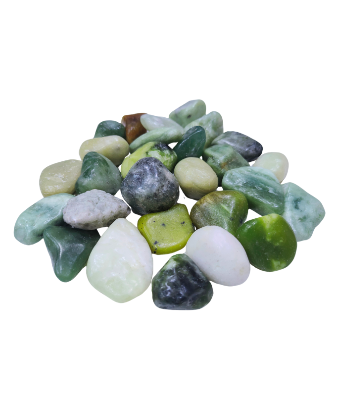 Aqualife 20-30mm Polished Green Jade Stone- 10kg