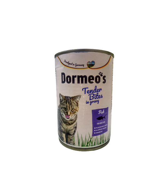 Dormeos Cat Wet Food Fish Tender Bites In Gravy - 415g