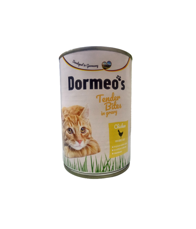 Dormeos Cat Wet Food Chicken Tender Bites In Gravy - 415 g