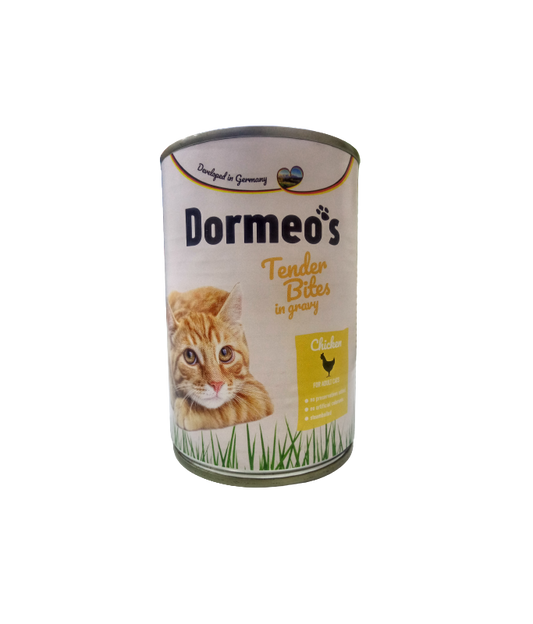 Dormeos Cat Wet Food Chicken Tender Bites In Gravy - 415 g