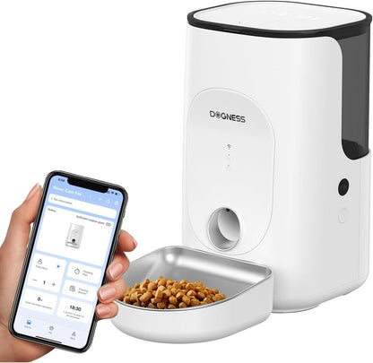 Dogness Rover Smart Feeder For Pets (App Controlled)-White