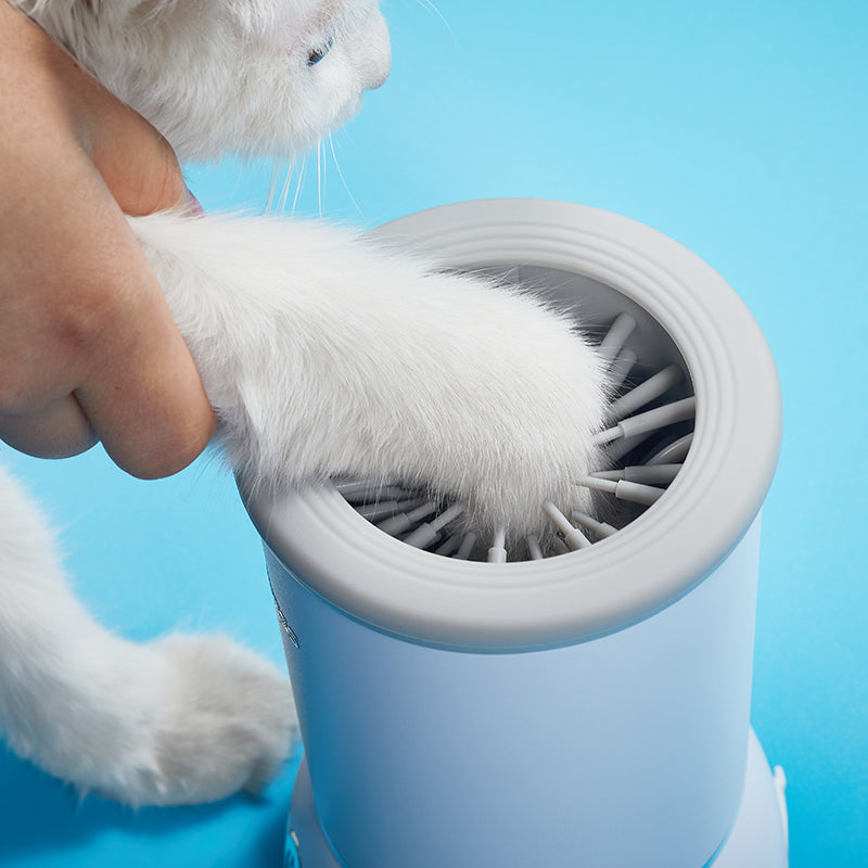Dogness Automatic Pet Paw Cleaner And Massager Plus-White