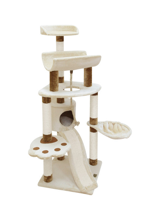 Shantal Cat Pole - Beige & Brown