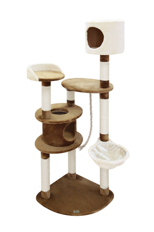 Tiago Cat Pole - Beige & Brown