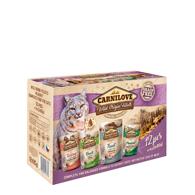 Carnilove cat pouch MULTIPACK (12x85 g)