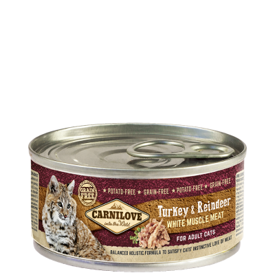 Carnilove WMM Turkey & Reindeer for Adult Cats 100 g