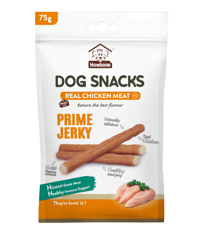 Howbone Prime Jerky Dog Snack- 75g