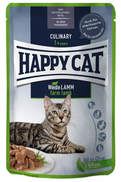 Happy Cat MIS Culinary Pasture-Raised Lamb - 85g (Set of 4)