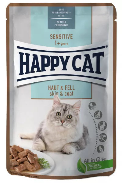 Happy Cat MIS Sensitive Skin & Coat - 85g (Set of 4)