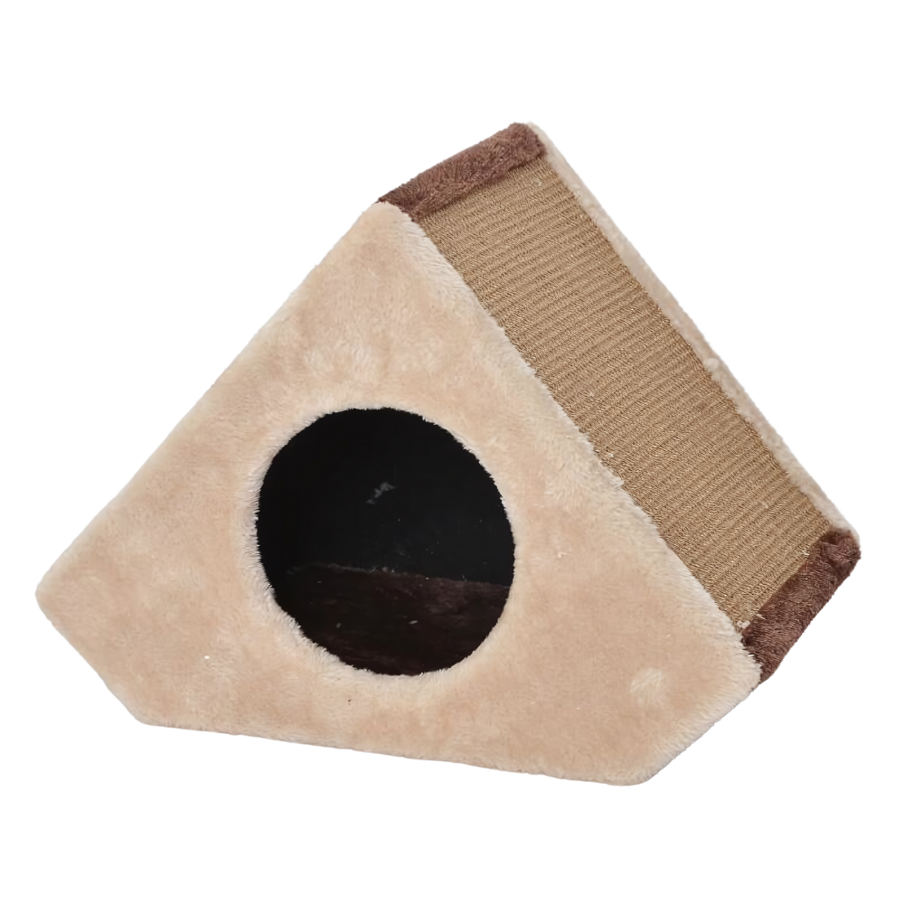 Catry Conical Cat House With Scratcher