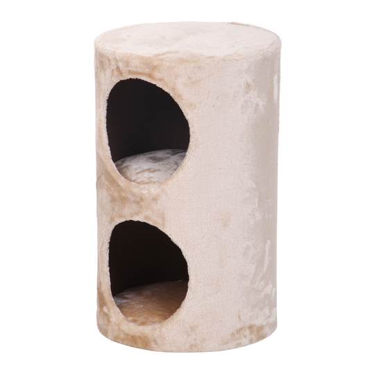 Catry Cylindrical Double House Cat Tree [32x32x52cm]