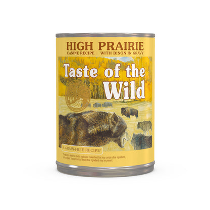 High Prairie Canine Recipe with Bison in Gravy 374gm