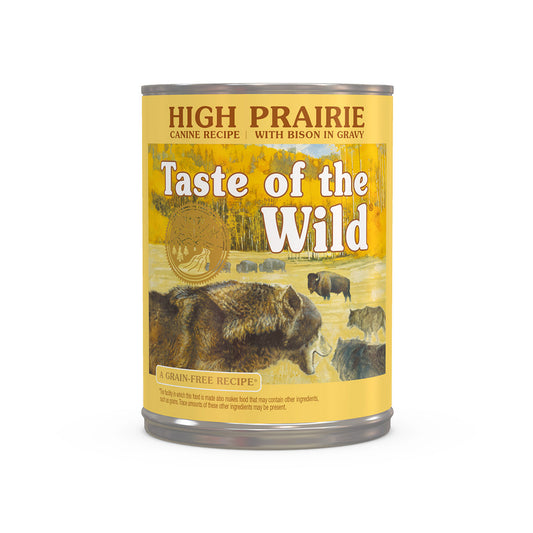 High Prairie Canine Recipe with Bison in Gravy 374gm
