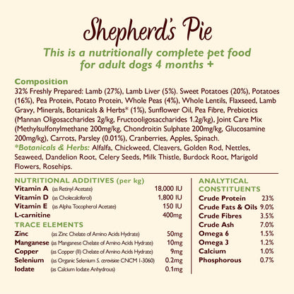 Lily's Kitchen Adult Shepherd's Pie with Lamb Potatoes & Parsley Adult Dry Dog Food-7kg