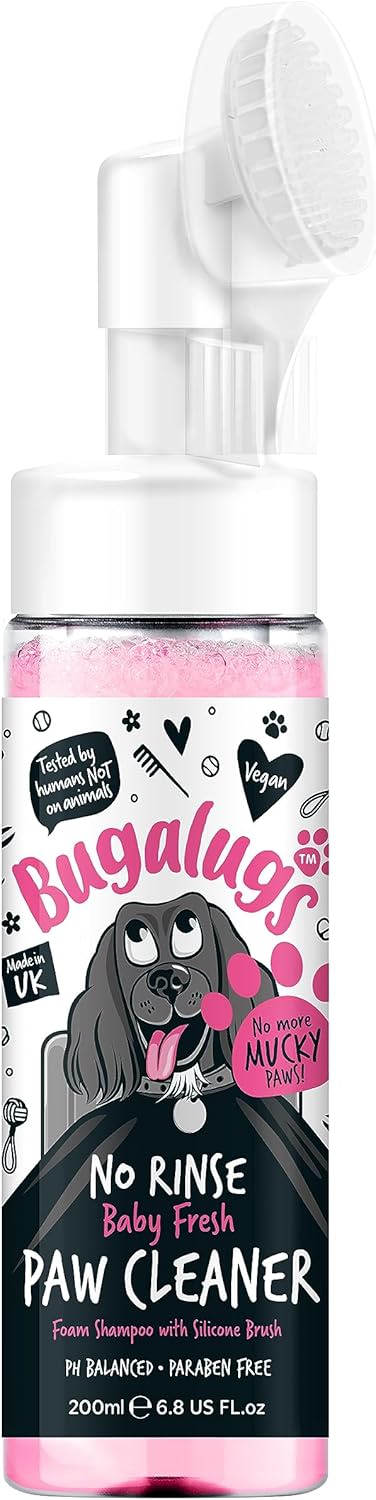 Bugalugs Baby Fresh Paw Cleaner No Rinse Foam Shampoo - 200ML