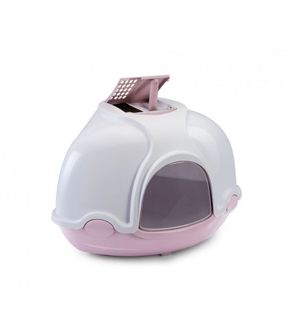 IMAC Ginger Hooded Corner Shaped Litter Tray