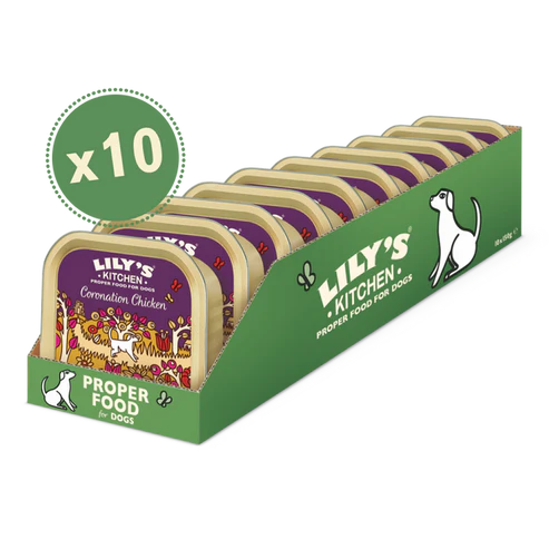 Lily's Kitchen Coronation Chicken Wet Dog Food 150G Pack of 10