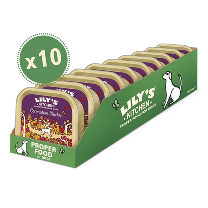 Lily's Kitchen Coronation Chicken Wet Dog Food 150G Pack of 10