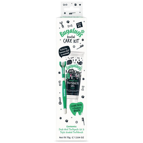 Bugalugs Dental Care Kit 1 For Dogs & Cats 75G