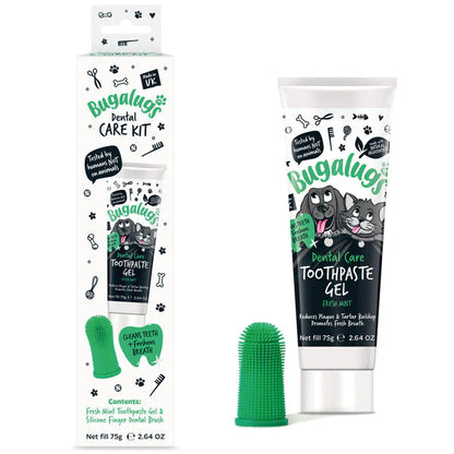 Bugalugs Dental Care Kit 2 For Dogs & Cats 75G